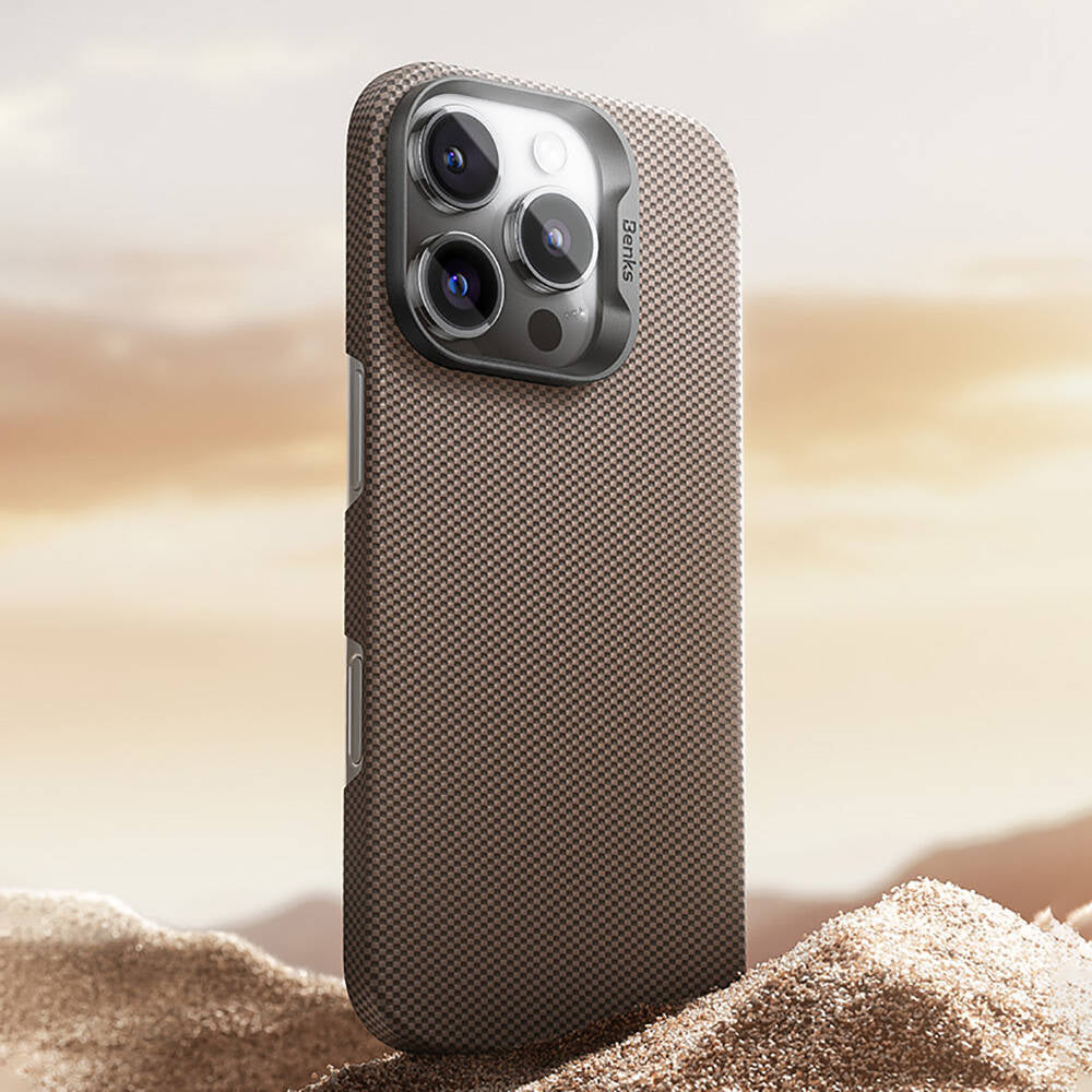 Benks ArmorTint Serisi iPhone 16 Pro M-safe Şarj Özellikli ArmorAir Kevlar Kılıf Benks ArmorTint Serisi iPhone 16 Pro M-safe Şarj Özellikli ArmorAir Kevlar Kılıf